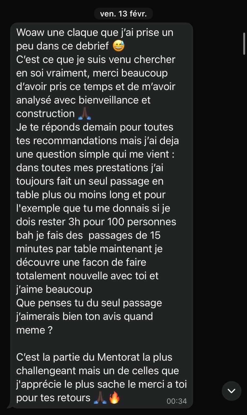 Message d'un élève de la première promo (4)